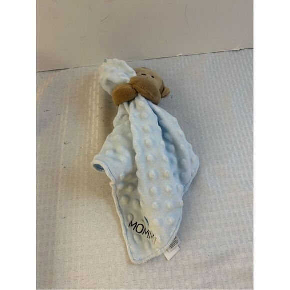 Carters child of mine I love mommy blue textured silky plush monkey replacement - Picture 1 of 5